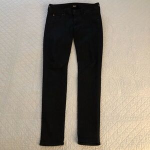 Hudson Collin skinny super stretch black jeans. Size 27.
